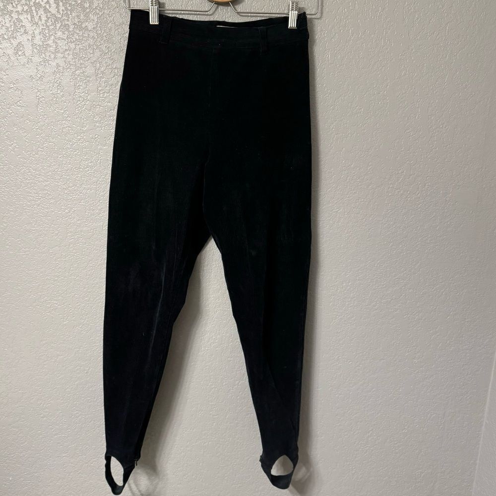 Vintage 80’s Esprit Navy Corduroy Stirrup Pants